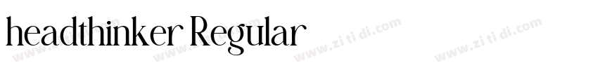 headthinker Regular字体转换 headthinker Regular字体转换